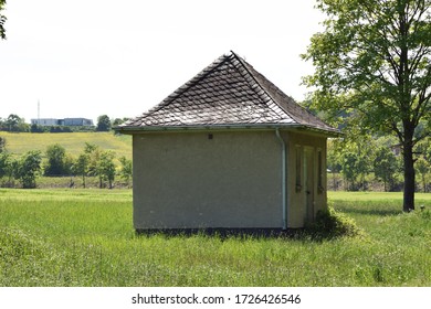 tiny house at the edge of the forest