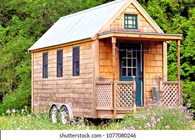 Tiny house with porch