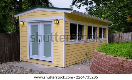 tiny house shed office back yard
