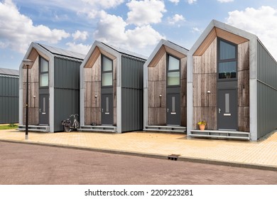 Tiny houses of 39 square meters in the Dutch village of Nijkerk.