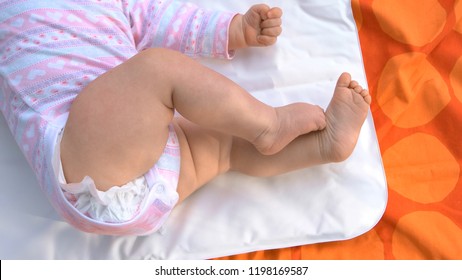 Tiny Legs Of Infant Baby. Newborn Baby Girl Lying On Blanket. Things To Know About Newborns.