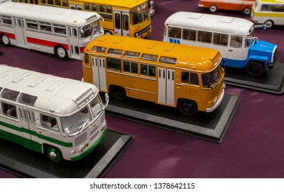 Tiny Paper Models Different Old Buses Stock Photo (Edit Now) 1378642115