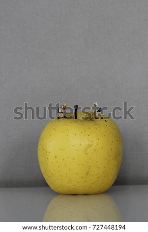 Similar – Image, Stock Photo human worms Worm Nutrition