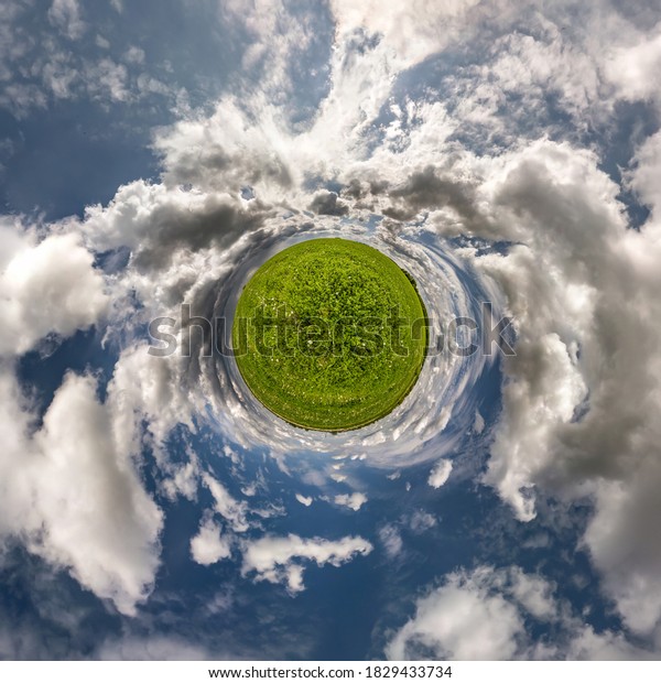 make tiny planet from 360 panorama