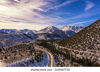 Tioga Pass Mountain Range Roads