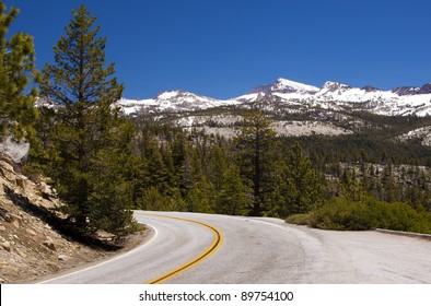 Tioga Pass At Yosemite National Park.