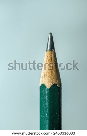Tip of a graphite pencil