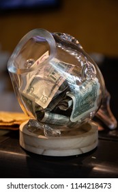 Tip Jar At A Restaurant
