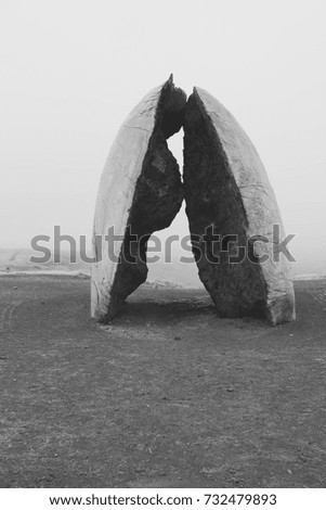 Similar – Image, Stock Photo Any ghosts? Fog Mysterious