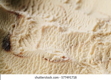 tiramisu ice cream background close up, shallow focus