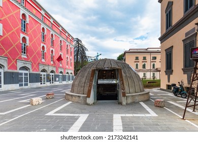 Tirana, Albania - June 2022: Bunk'Art 2 Museum In Tirana, Albania. Bunkart Is A Unique Albanian History Museum Inside A Preserved, Communist-era Nuclear Pit Bunker.