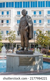 Tirana, Albania - June 4, 2022: Monument Of Adem Jashari. Jashari Was A Founder Of Kosovo Liberation Army (KLA).