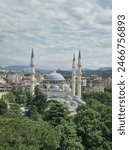 Tirana Panorama view mosque albania europe museum