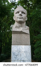 TIRASPOL, TRANSNISTRIA - CIRCA AUGUST 2016: Statue Of Jurij Alexejevic Gagarin In Tiraspol, The Capital Of Transnistria, A Self Governing Territory Not Recognised By United Nations