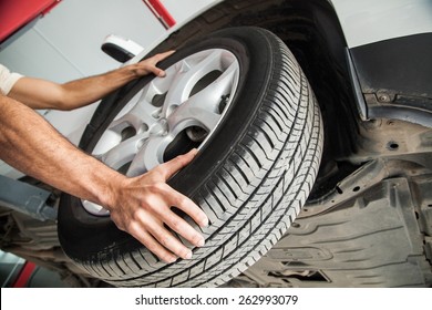 Tire, Car, Mechanic.