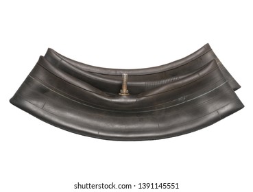 Tire Inner Tube Isolated On White Background