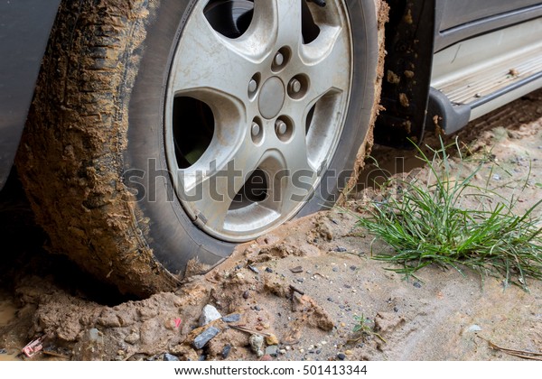 tire slip mud in\
thailand