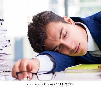 Tired Businessman Exhausted After Hard Work Stock Photo 1511127338 ...