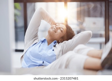 Tired businesswoman sleeping with closed eyes at workplace - Shutterstock ID 2315207481