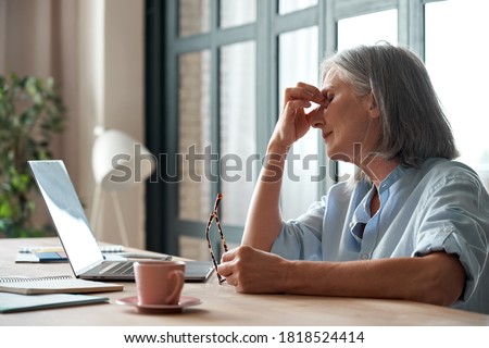 Similar – Foto Bild Frau mit Weitblick Mensch