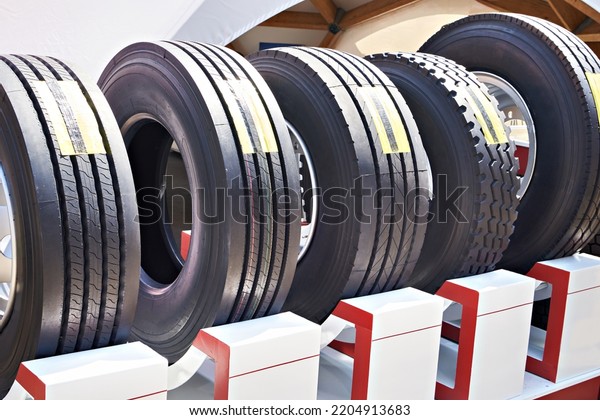 Tires of different\
sizes for truck in market