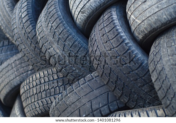 tires recycling rubber environment industry\
stacked car wheels