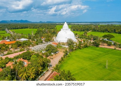 Tissamaharama Stupa at Sri Lanka.