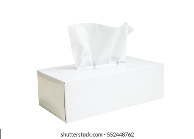 Tissue Box Mock Up White Tissue Box Blank Label And No Text For Packaging