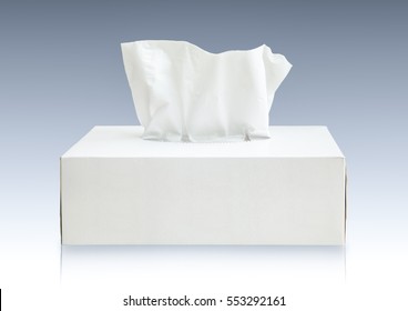 Tissue box mock up white tissue, Box blank label and no text for packaging - Shutterstock ID 553292161