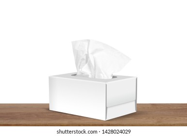 Tissue Box On Table | Tissue Box Mockup 