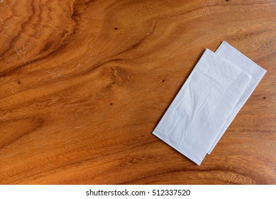 tissue paper on wood texture