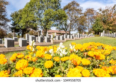 Titanic Cemetery. Place In The City Of Halifax In Canada Where The Victims Of The Shipwreck Were Buried.