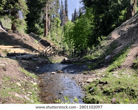 Title:
Crystal Clear Mountain Spring in Arang Kel, Neelum Valley, Pakistan