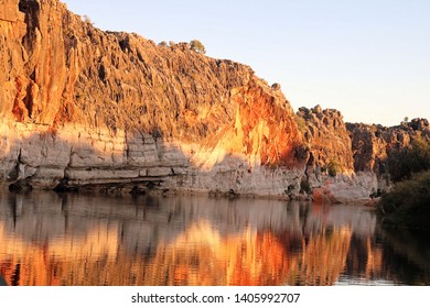 Title: Geikie Gorge Kimberley Ranges Western Australia At Sunset
