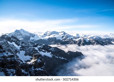Titlis snow mountain 