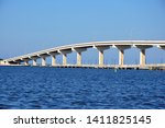 Titusville florida bridge river indian ocean rocks erosion relief