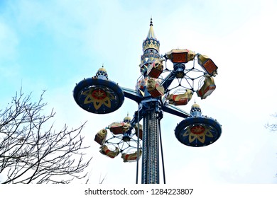 Tivoli Gardens In A Copenhagen