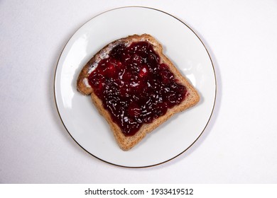 Toast With Butter And Jam