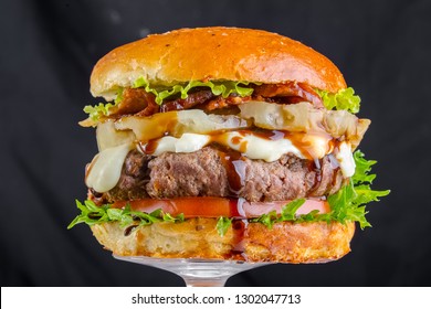 Breaded Mozzarella Burger Images Stock Photos Vectors Shutterstock