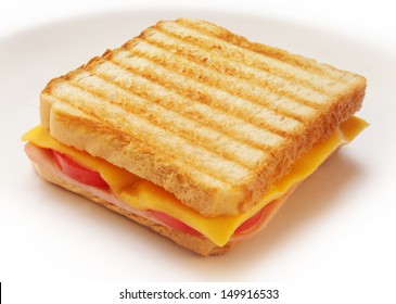 Toasted Ham And Cheese Sandwich