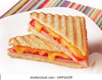 Toasted Ham And Cheese Sandwich