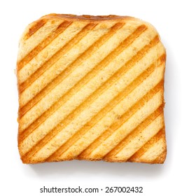 Toasted Sandwich With Grill Marks From Above.