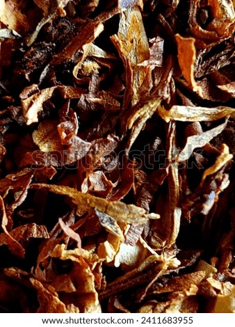 tobacco as a basic ingredient for making cigarettes