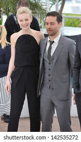 Tobey Maguire & Carey Mulligan At The Photocall For Their Movie 