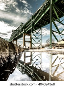 Tobin Bridge In Boston