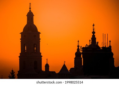 
Tobolsk Kremlin Against The Backdrop Of A Carny Sunset