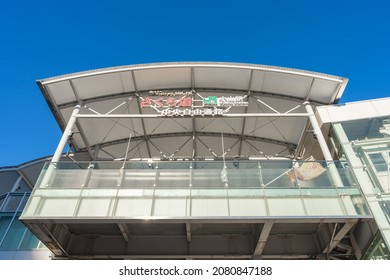 TOCHIGI, JAPAN - 14 November 2021：Exterior Of Oyama Station, Tochigi Prefecture