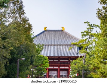 Todai-ji Temple, A UNESCO World Heritage Site As Part Of The 