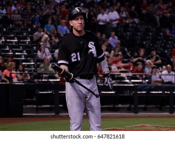 Todd Frazier infielder for the Chicago White Sox at Chase Field in Phoenix Arizona USA May 24 ,2017.