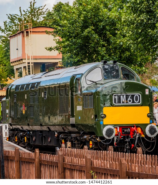 Toddington\
Steam and Diesel heritage railway centre and station, The Cotswolds\
England UK. August 7th. 2019. This preserved railway is a famous\
tourist attraction in the English\
Cotswolds.